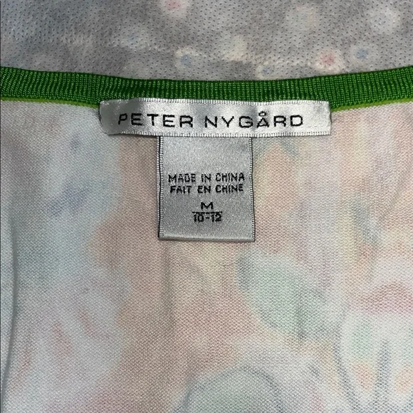 Peter Nygard Multicolor Patterned Tank Top size Medium summer party tank - Picture 2 of 7